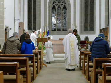 Lumen Christi - Auferstehungsmesse in St. Crescentius (Foto: Karl-Franz Thiede)